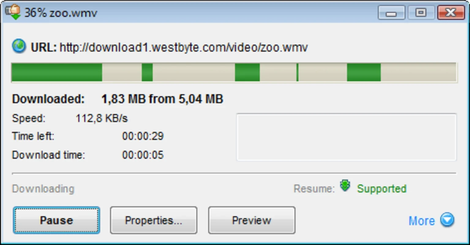 Internet Download Accelerator — 스크린샷 1